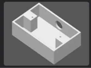 1 gang outlet box