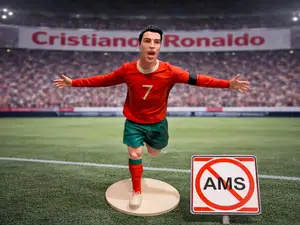 Cristiano Ronaldo con e senza AMS