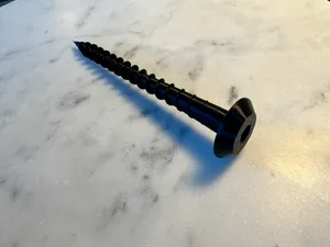 Giant screw for styrofoam