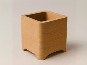 Japandi Square Planter with Feet
