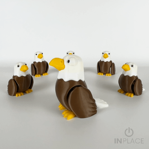 Cute Bald Eagle Articulated