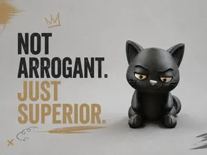 Smug Cat – Desk Companion