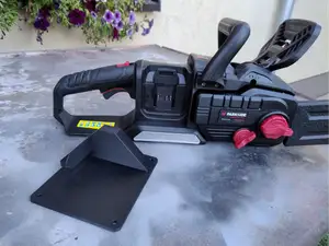 Parkside chainsaw wall holder