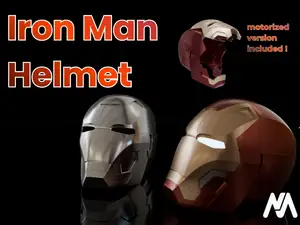 Motorized Iron Man Helmet
