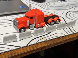 Concrete Barrier 1/64 Scale