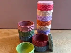 Stackable Pill Box for every weekday