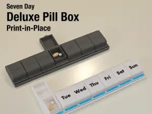 Deluxe Pill Box - Print-in-place Seven Day