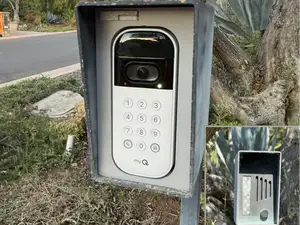 Retrofit myQ Video Keypad Embedded Mount