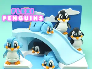 Flexi Figures - Penguin Playset - Articulated