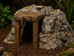 Rocky Wooden Shelter