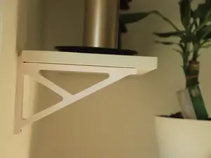Corner modular shelf bracket CleanLine Shelf