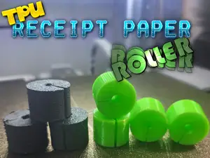 TPU Receipt Paper Machine Replacement Roller 20x15