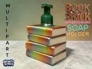 MULTIPART-BOOK STACK-BATH & BODYWORKS SOAP HOLDER 