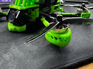 Foxeer Mega 5 Skid Motor protection