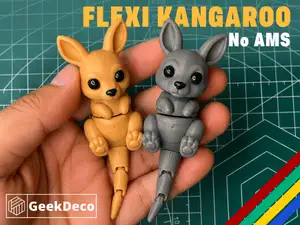 Flexi Kangaroo Keychain