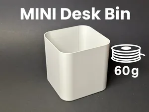 MINI Desk Bin | Modern Desktop Trash Can