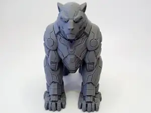 Lautlose "Stahlpfote" Panther Miniaturbestie