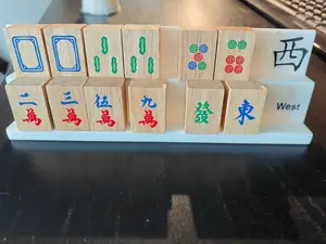 Mahjong tile stands