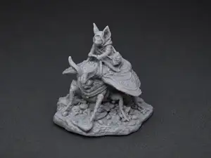 Bat on moth Mount – Fantasy Miniature