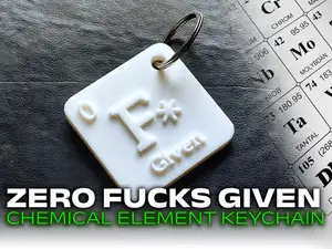 Zero fucks given-Periodic table parody element