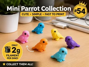 Mini Parrot Fidget - Micro Zoo