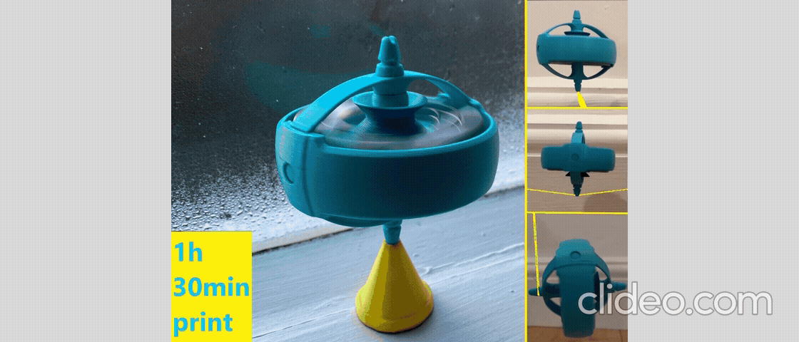 Compact Gyroscope Toy
