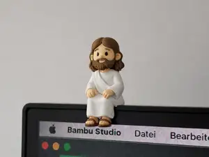 Mini Jesus – Sitting on Monitor or Shelf