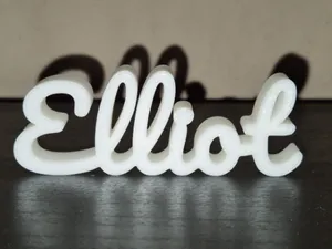 Elliot Name Sign Display Decor
