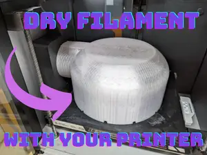 Filament drying cover for X1C/P1S
