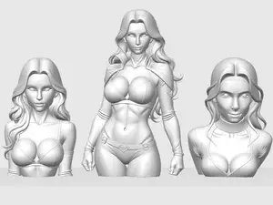“Sable Siren” – Fantasy Female Character Model