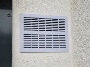 Outdoor Ventilation Grille w/ Integrated Fine Mesh
