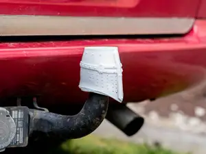 Crusader Helmet Shaped Tow Bar Ball Hitch Cover