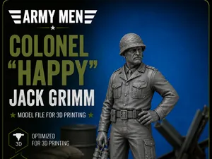 Colonel "Happy" Jack Grimm - Army Men