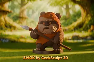 Star Wars–Inspired Ewok Collectible Figurine