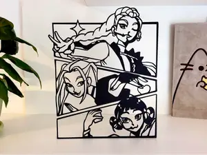 KPop Demon Hunters Wall Decor
