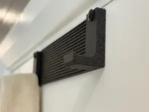 Bathroom Door Hooks - fuzzy skin to grip towels