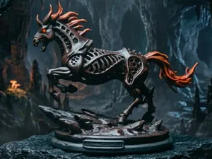Cavallo Scheletro incubo Nightmare Skeleton Horse