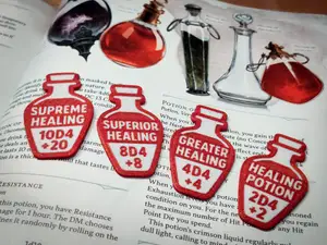 Healing Potion Tokens – D&D 5e, 2024 & 2014