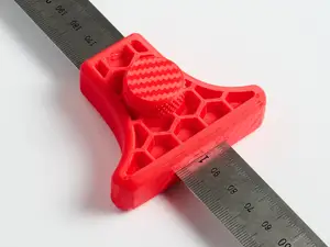 Guide / stop for Steel ruler - parallel lining