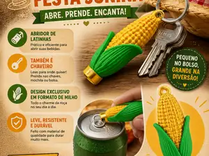Chaveiro e Abridor Milho Festa Junina
