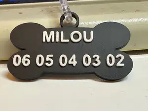 Médaille chien personnalisée