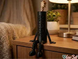 Sitting BOOM Firecracker Figurine (2 Fuse Options)