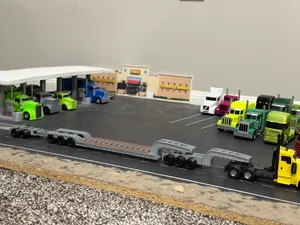 1/64 Lowboy with Jeep and Stinger