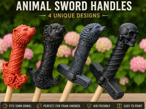 Animal Sword Handles Collection