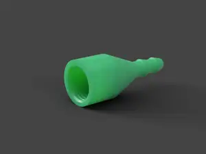 1/2" female to 1/4" barbed irrigation adapter