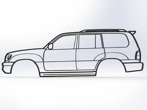 Lexus LX470 Wall Art