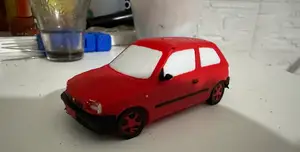 My Red Nissan Micra K11 - 18cm long Model
