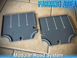 Endless Expandable 4-Space Parking Lot | 1:64/1:87