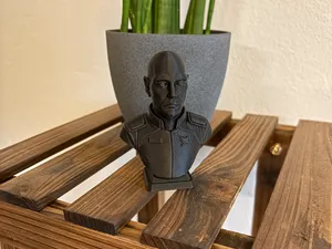 Weltraumkapitän Büste
