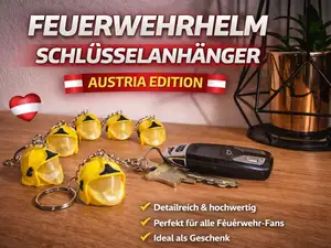Schlüsselanhänger Feuerwehrhelm